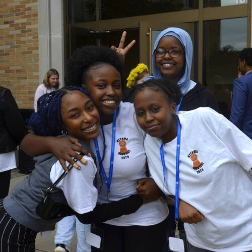 OHHS Students Group of 4 Posing